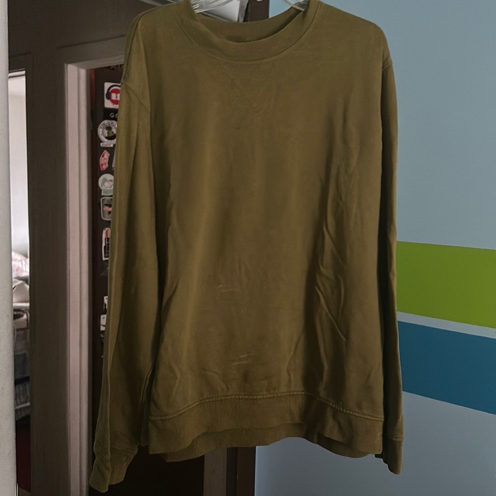 Original Use dark green crew neck sweater XXL